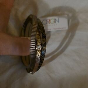 Elegant Black and Gold Bangle Set